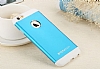 Totu Design Knight iPhone 6 Plus / 6S Plus Metal Mavi Klf - Resim: 1