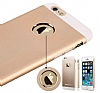 Totu Design Knight iPhone 6 Plus / 6S Plus Metal Silver Klf - Resim: 7