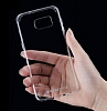 Totu Design Samsung Galaxy S7 edge Silikon Kenarl effaf Rubber Klf - Resim: 1