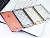 Totu Design Simple Series iPhone 6 Plus / 6S Plus Silver Metalik Kenarl effaf Silikon Klf - Resim: 1