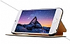Baseus Terse iPhone 6 Plus / 6S Plus Manyetik Kapakl Pencereli Lacivert Deri Klf - Resim: 4