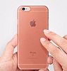 Totu Design Zero Series iPhone 6 / 6S Ultra nce Rose Gold Rubber Klf - Resim: 1