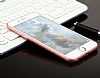 Totu Design Zero Series iPhone 6 / 6S Ultra nce Rose Gold Rubber Klf - Resim: 3