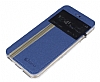 Ufo iPhone 6 / 6S Pencereli Standl Mavi Deri Klf - Resim: 5