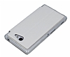 Ufo Sony Xperia M2 Pencereli Standl Beyaz Deri Klf - Resim: 4