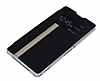 Ufo Sony Xperia Z1 Pencereli Standl Siyah Deri Klf - Resim: 2