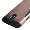 Umku Samsung N9000 Galaxy Note 3 Kartlkl Gold Sert Rubber Klf - Resim: 4