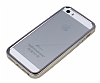 Uniico iPhone SE / 5 / 5S Bumper ereve Gold Klf - Resim: 2
