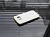 Uniico Samsung Galaxy S6 Edge Metal Kenarl Beyaz Deri Klf - Resim: 2