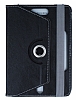 Universal 10 inch 360 Derece Dner Standl Tablet Siyah Deri Klf - Resim: 3