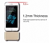Usams Ease Series iPhone 7 Plus / 8 Plus Gold Metal effaf Silikon Klf - Resim: 7