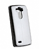Usams LG G3 Uyku Modlu Pencereli Beyaz Deri Klf - Resim: 5