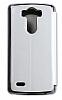 Usams LG G3 Uyku Modlu Pencereli Beyaz Deri Klf - Resim: 2