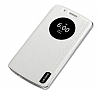 Usams LG G3 Uyku Modlu Pencereli Beyaz Deri Klf - Resim: 3