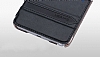 Usams Samsung Galaxy Note 4 Pencereli Standl Siyah Deri Klf - Resim: 7