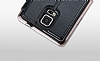 Usams Samsung Galaxy Note 4 Pencereli Standl Siyah Deri Klf - Resim: 8
