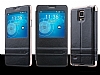Usams Samsung Galaxy Note 4 Pencereli Standl Siyah Deri Klf - Resim: 2