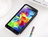 Usams Samsung Galaxy S5 Standl Full Ekran Pencereli Siyah Klf - Resim: 7