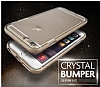 Verus Crystal Bumper iPhone 6 / 6S Steel Silver Klf - Resim: 1