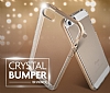 Verus Crystal Bumper iPhone SE / 5 / 5S Rose Gold Klf - Resim: 1