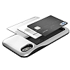 VRS Design Damda Glide iPhone X / XS Silver Klf - Resim: 1
