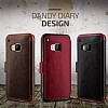 Verus Dandy Layered Leather HTC One M9 Siyah Klf - Resim: 5