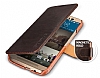 Verus Dandy Layered Leather HTC One M9 Kahverengi Klf - Resim: 3