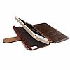 Verus Dandy Layered Leather iPhone SE / 5 / 5S Kahverengi Klf - Resim: 4
