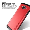 Verus Thor Series Hard Drop Samsung Galaxy A7 Crimson Red Klf - Resim: 1