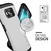 Verus Thor Series Hard Drop Samsung i9800 Galaxy S6 Light Silver Klf - Resim: 5