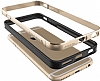 Verus Iron Bumper iPhone 6 / 6S Black + Gold Klf - Resim: 3