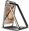 Verus Iron Bumper iPhone 6 / 6S Black + Gold Klf - Resim: 1
