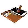 VRS Design Native Diary iPhone 7 Plus / 8 Plus Gerek Deri Kahverengi Klf - Resim: 3