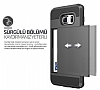 Verus Samsung Galaxy S6 Edge Plus Damda Slide Steel Silver Klf - Resim: 3