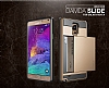Verus Damda Slide Samsung N9100 Galaxy Note 4 Dark Silver Klf - Resim: 4
