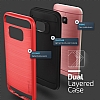 Verus Verge HTC One M9 Crimson Red Klf - Resim: 3