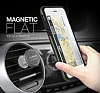 Verus Verge Magnetic Flat iPhone 6 Plus / 6S Plus Steel Silver Klf ve Havalandrma Tutucu - Resim: 5