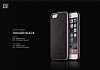 Viva Madrid Avion Classical iPhone 6 / 6S Metal Kenarl Siyah Deri Klf - Resim: 1
