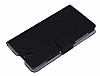 ViVa Sony Xperia Z Pencereli Standl Siyah Deri Klf - Resim: 4