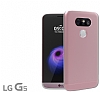 Voia Duo Series LG G5 Rose Gold Rubber Klf - Resim: 1