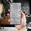 Vouni Sony Xperia Z2 Zebra Desenli Siyah Kristal Klf - Resim: 1