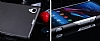 Vpower Sony Xperia Z1 Sert Metalik Siyah Rubber Klf - Resim: 1