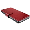VRS Design Dandy Layered Leather Samsung Galaxy Note FE Krmz Klf - Resim: 4