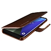 VRS Design Dandy Layered Leather Samsung Galaxy S8 Kahverengi Klf - Resim: 1