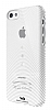 White Diamonds iPhone SE / 5 / 5S Gravity Tal Beyaz Rubber Klf - Resim: 1