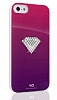 White Diamonds iPhone SE / 5 / 5S Tal Rainbow Pembe Klf - Resim: 3