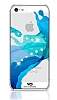 White Diamonds iPhone SE / 5 / 5S Tal Liquids Mavi Klf - Resim: 3