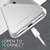 X-Doria Clearvue iPhone 7 / 8 effaf Siyah Silikon Klf - Resim: 5