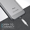 X-Doria Evervue Series iPhone 7 / 8 Ultra Koruma Dark Silver Klf - Resim: 5