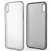 X-Doria Gel Jacket iPhone X / XS effaf Siyah Silikon Klf - Resim: 2